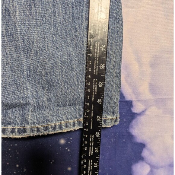 KanCan Distressed High Rise Straight Leg Jeans Size 9/28 Button Fly - Picture 7 of 7